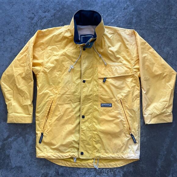 Sperry Top-Sider Vintage Yellow Sailing Jacket Parka M Gorpcore Nautical Retro - Picture 1 of 12
